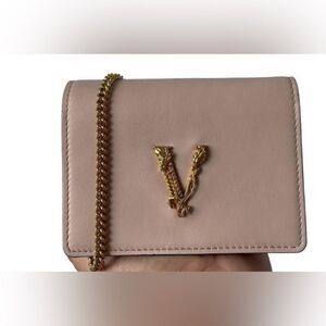 Blush/Gold Leather Virtus Mini crossbody